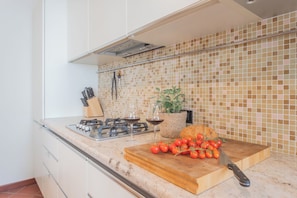 Apartment (2 Bedrooms) | Private kitchen | Microwave, oven, espresso maker, electric kettle