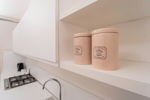 公寓, 1 间卧室 (Lovely Corner near Bellagio) | 私人厨房 | 冰箱、烤箱、意式浓缩咖啡机、电热水壶