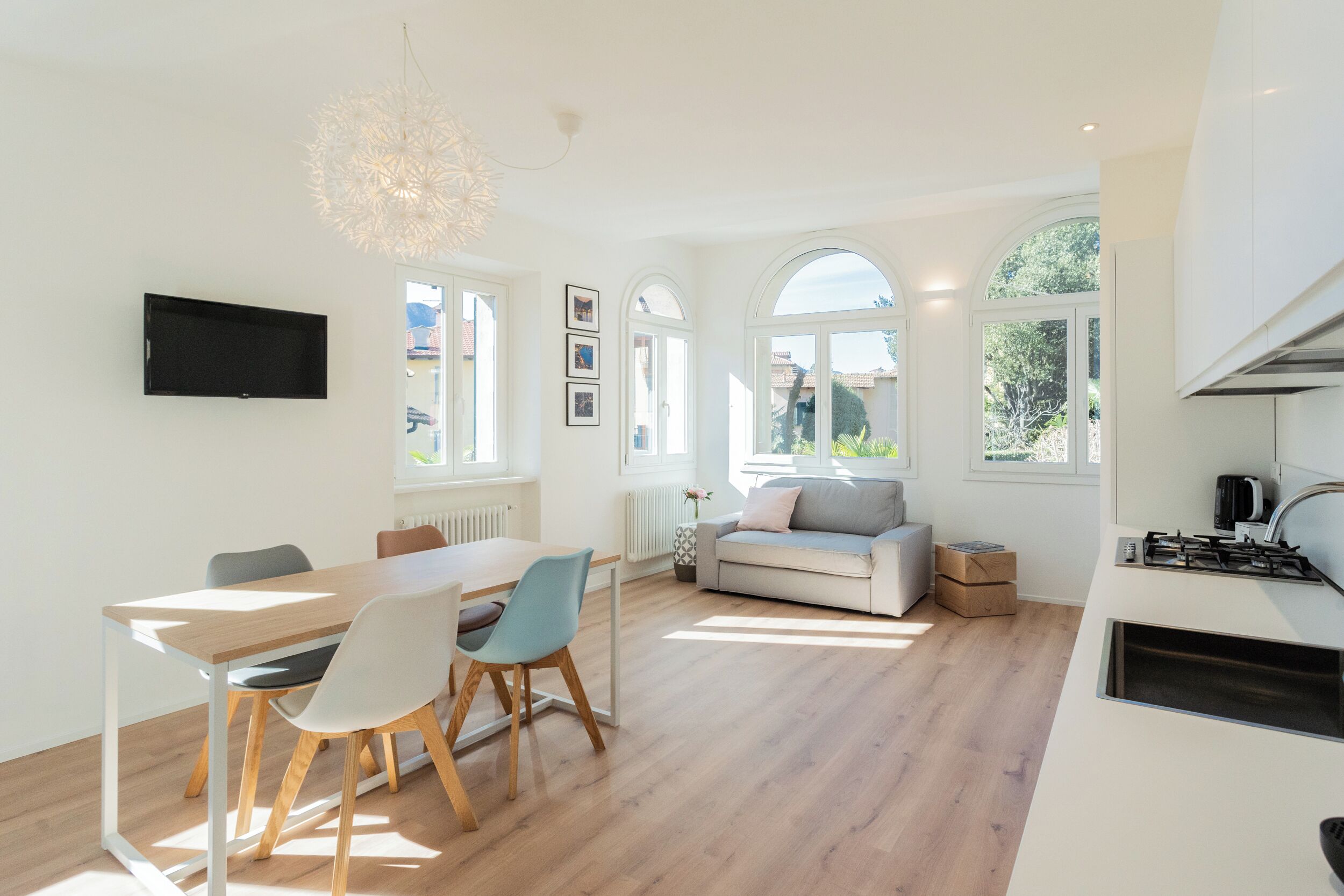 Apartment, 1 Bedroom (Sunny Corner near Bellagio) | Living area | TV