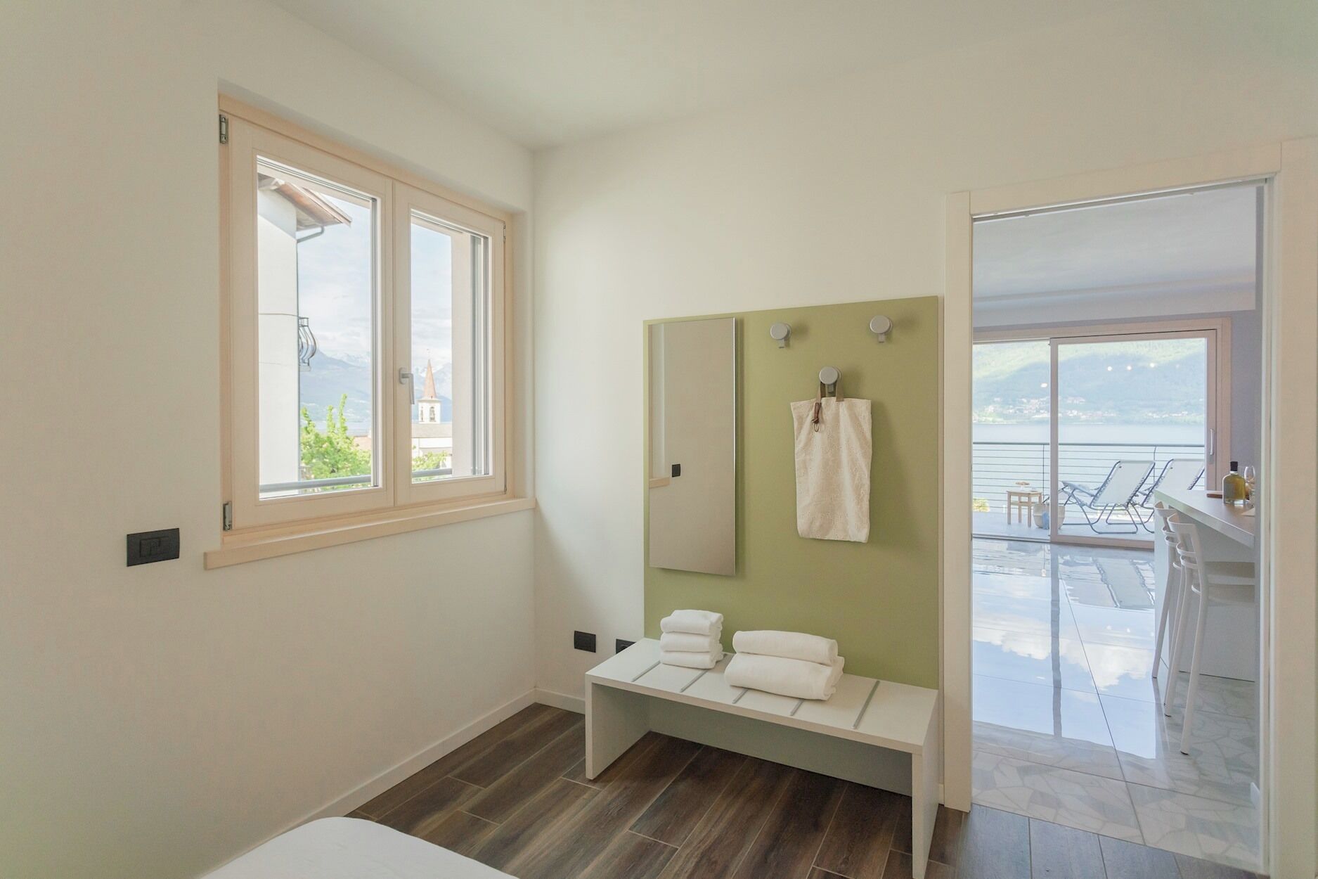 Appartamento (1 Bedroom) | Bagno | Doccia, bidet, asciugamani
