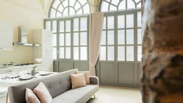 Apartment (1 Bedroom) | Living area