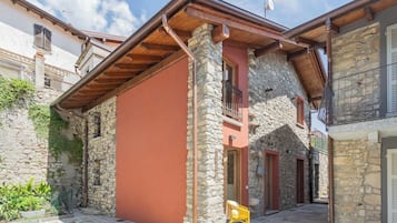 A szálláshely homlokzata