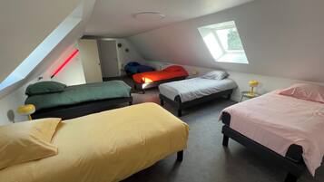 5 makuuhuonetta, Wi-Fi, vuodevaatteet