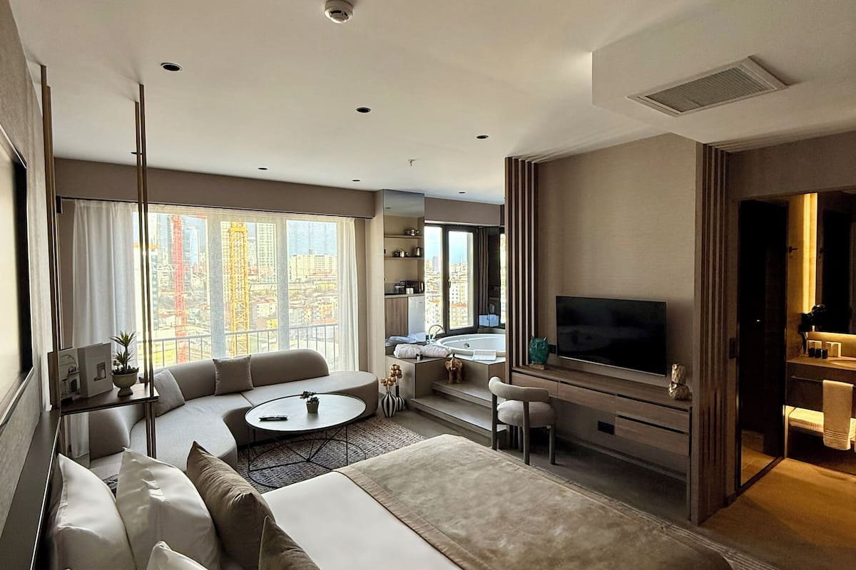 Luxury-Apartment, Stadtblick