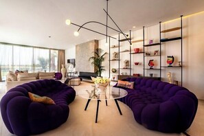 Executive lounge - Villa Blanchette Marrakech – Villa Élégante avec Piscine Chauffée et Spa Privatif (Marrakech)