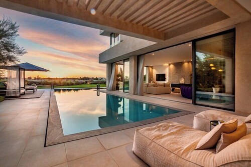 Villa Blanchette Marrakech – Villa Élégante avec Piscine Chauffée et Spa Privatif