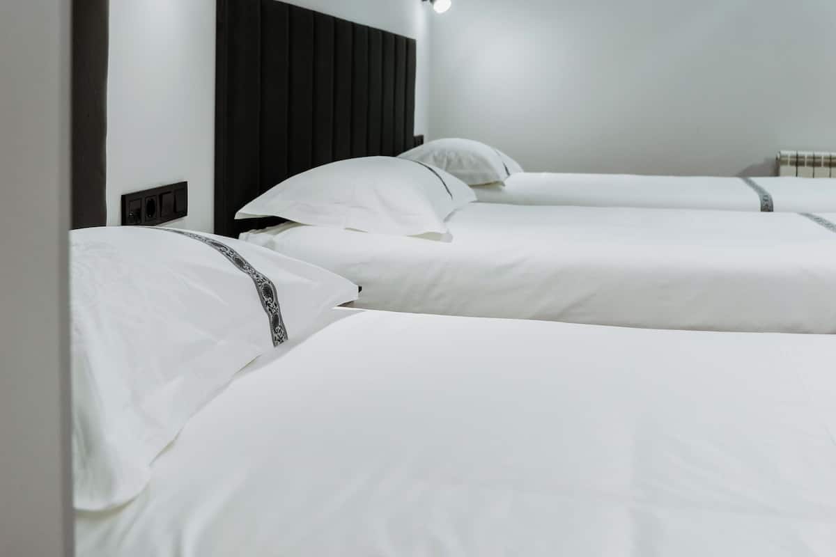 Economy Twin Room | 1 bilik tidur, peti besi dalam bilik, meja, langsir/tirai gelap terus
