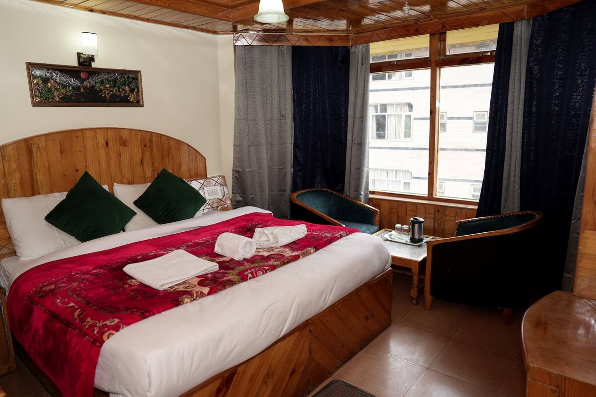 Habitació individual Deluxe, balcó, vistes a la muntanya | Terrassa o pati