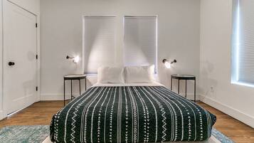 2 bedrooms, iron/ironing board, travel crib, WiFi