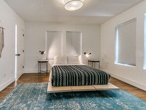 2 bedrooms, iron/ironing board, travel crib, WiFi