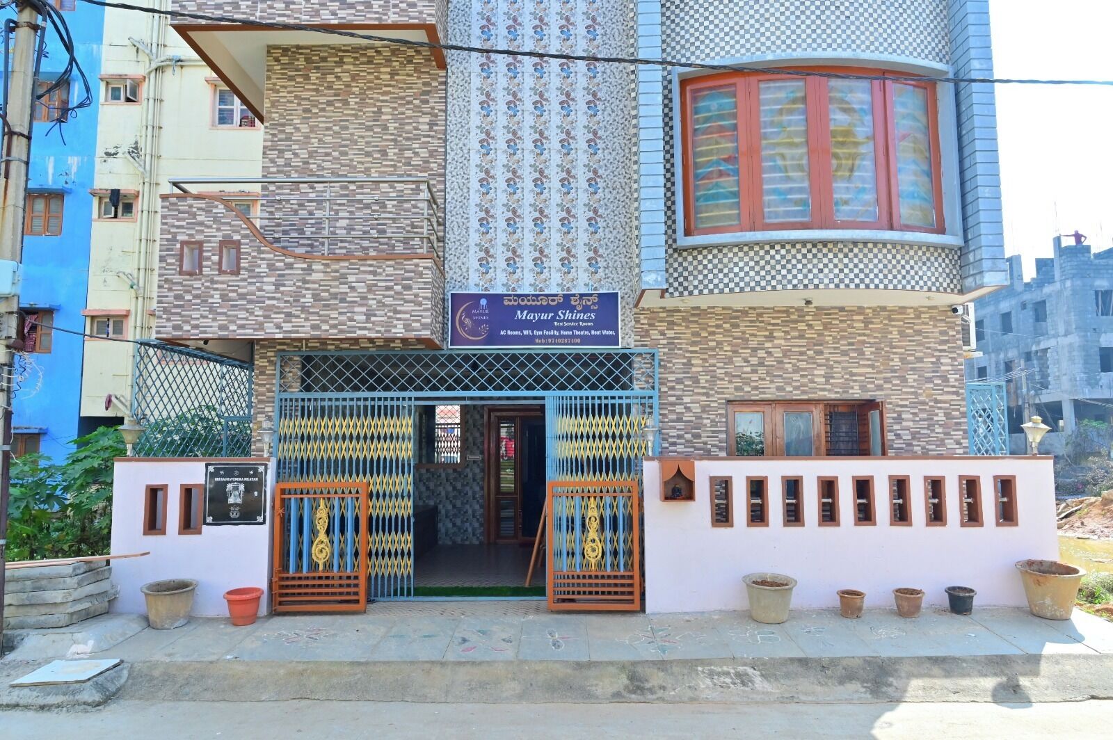 Fassade der Unterkunft