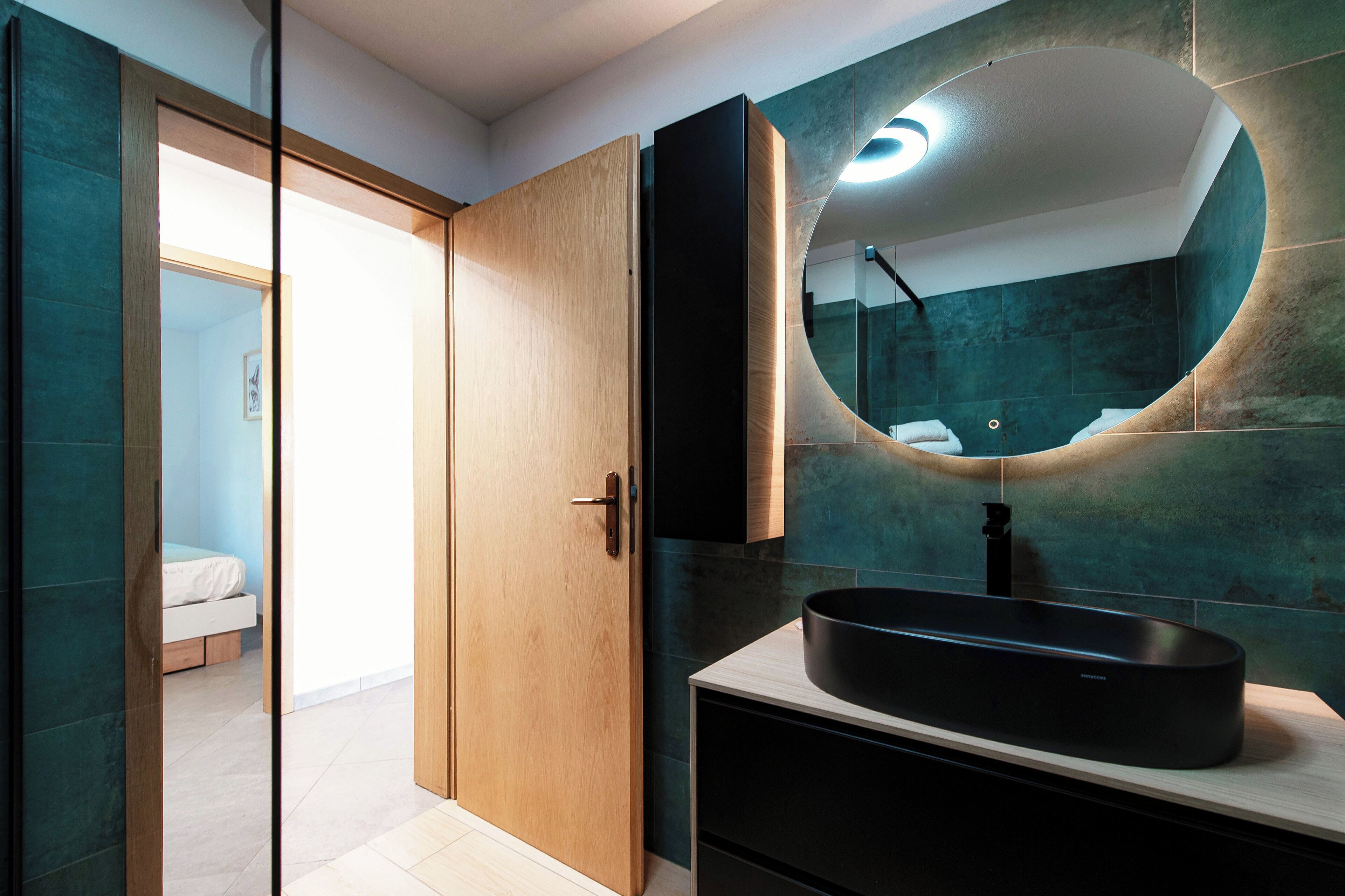 Appartamento Deluxe, vista giardino | Bagno