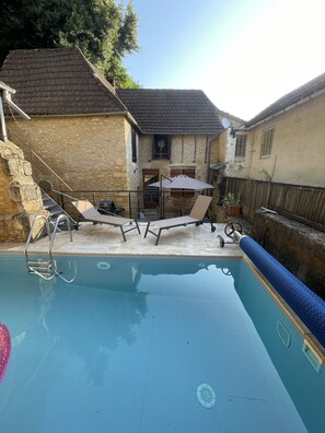 Pool - Stone house with swimming pool and terrace for 6 (Montignac)