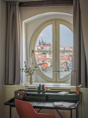 Panoramic Apartment | In-room safe, blackout drapes, iron/ironing board, free WiFi