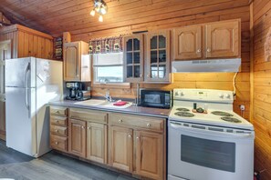 House (2 Bedrooms) | Interior - All-season Long Lake Base Camp! Family Cabin (Saint Agatha)
