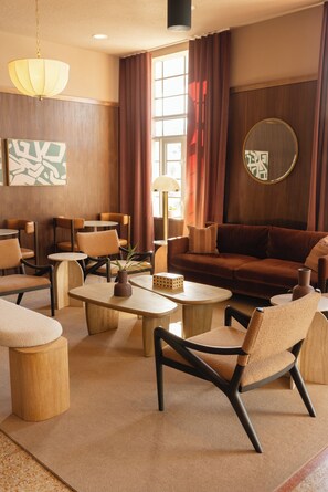 Sitteområde i lobbyen