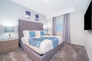 2 bedrooms, iron/ironing board, travel cot, WiFi