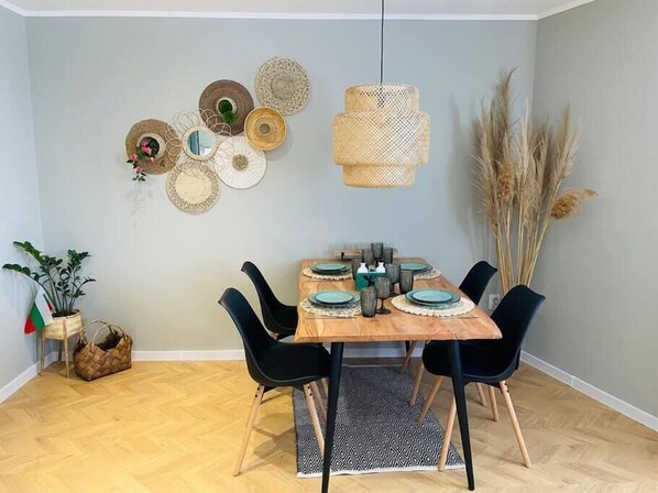 Apartment, 1 Bedroom, Smoking, Balcony | Dining room - Varna Top Center Luxury One-bedroom Apartment (Varna)