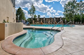 屋外プール、温水プール