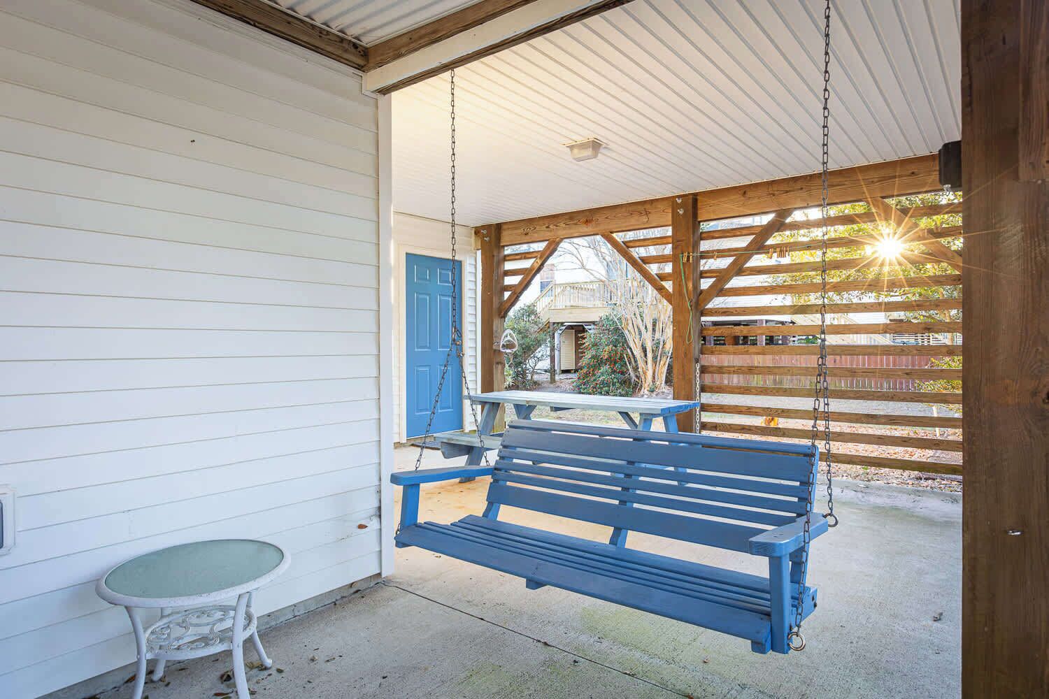 Cozy Outdoor Porch Swing