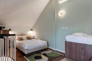 2 Schlafzimmer, Schreibtisch, Bügeleisen/Bügelbrett, kostenloses WLAN