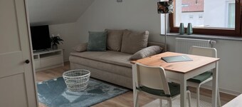 1 room attic studio, bright and cozy. Ideal for 1 person