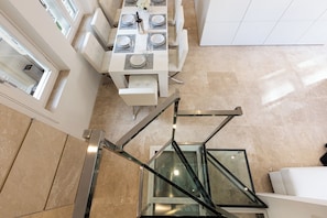 Living area - Amazing 3 Penthouse Piazza Venezia (Rome)