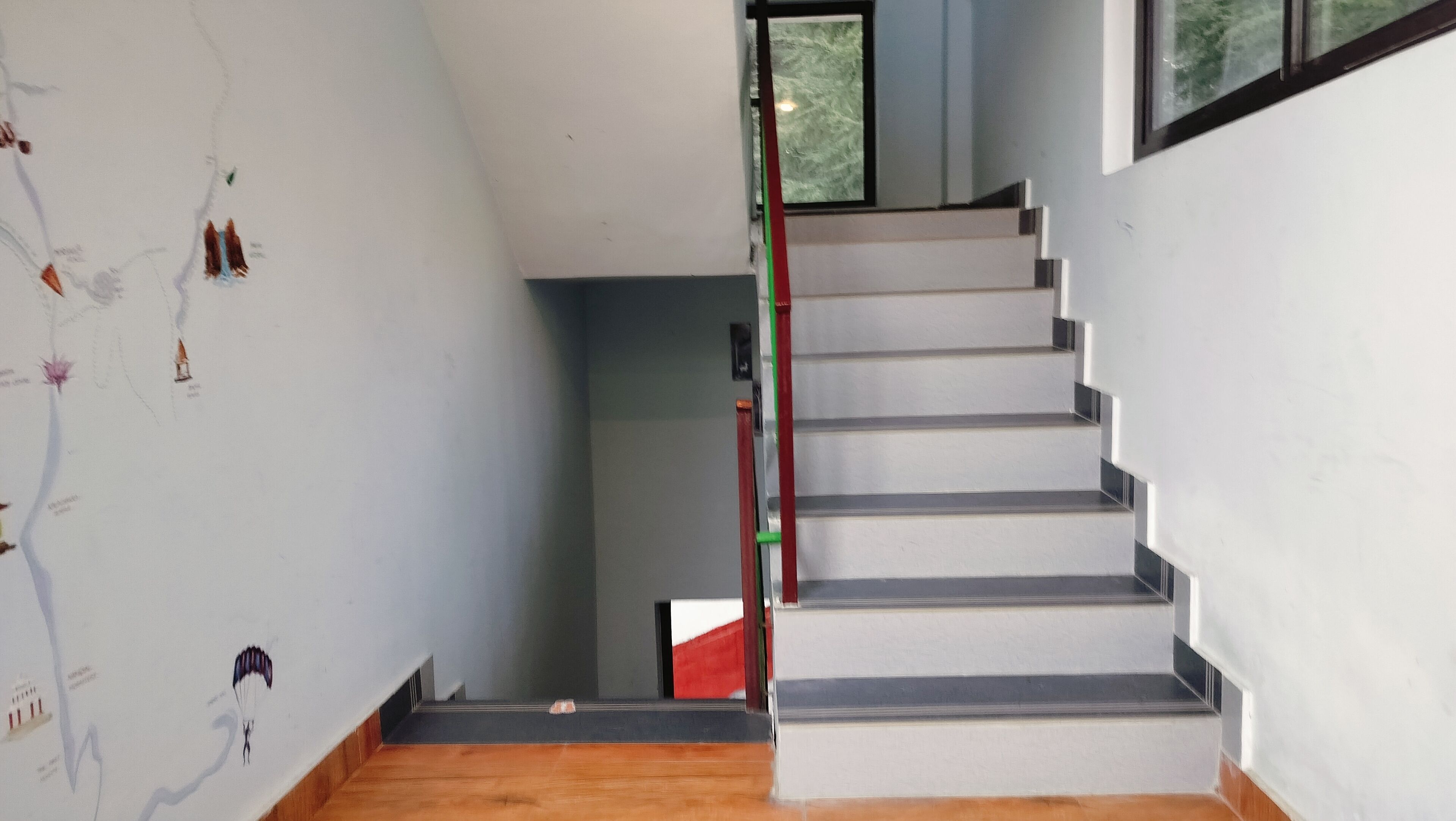 Interior entrance