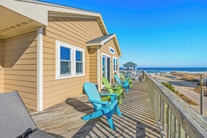 Property grounds - Oceanside w/ Private Pool, Hot Tub, Media Room. Don't miss Sunsets in Rodanthe! (Rodanthe)