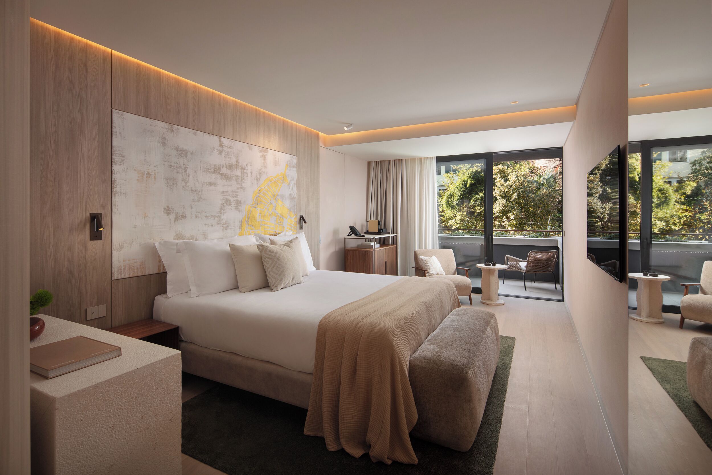 迷你吧、客房內保險箱、書桌、遮光布/窗簾