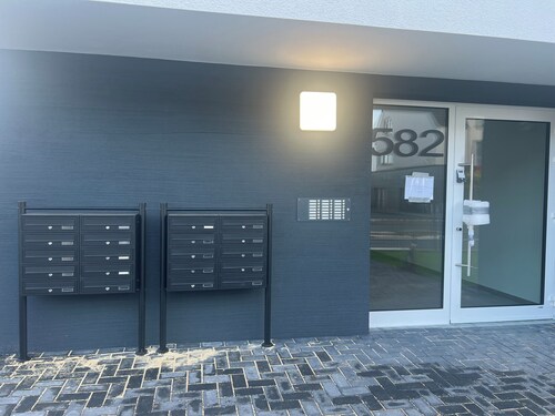 Modern cozy purple apartment