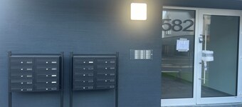 Modern cozy purple apartment