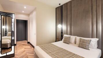 Luxury-Apartment | 1 Schlafzimmer, Bettwäsche aus ägyptischer Baumwolle