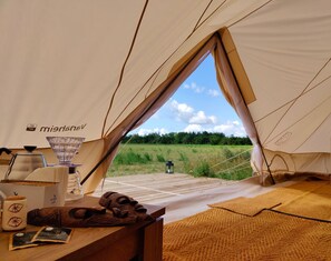 Overnatningsstedets område