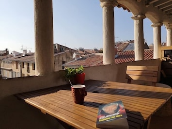 terrasse, vue, table Ă manger (1)