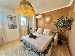 1 makuuhuone, silitysrauta/-lauta, Wi-Fi, vuodevaatteet