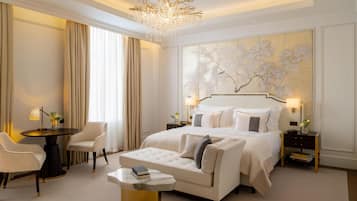 Suite superior | Ropa de cama de alta calidad y minibar