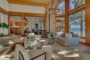 Fireplace, ping pong