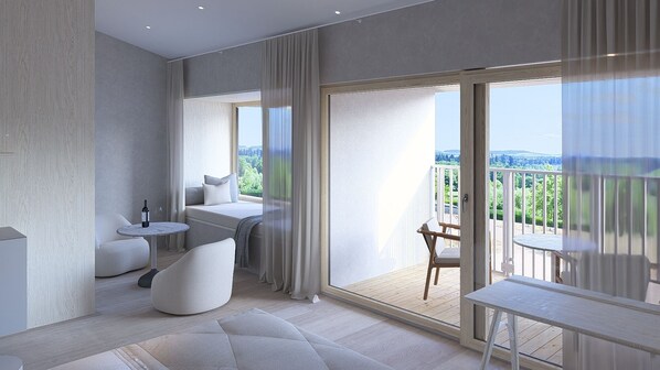 Deluxe Double Room | In-room safe, desk, laptop workspace, blackout drapes - Anetseder Landhotel & Lofts (Thyrnau)