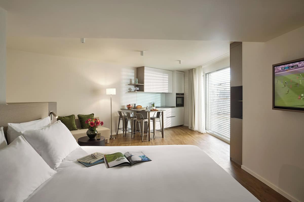 In-room safe, desk, laptop workspace, blackout drapes