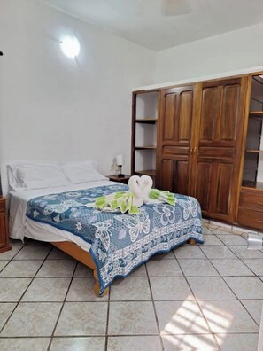 2 bedrooms, in-room safe, iron/ironing board, travel crib