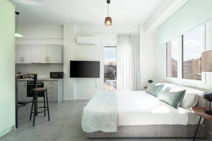 Unclassified image, 5 of 22, button - Suite Studio | Near Metro | Amazing City View (Athens)