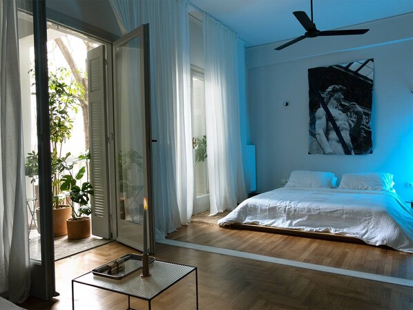 1 室のベッドルーム、アイロン / アイロン台、WiFi (無料)、ベッドシーツ