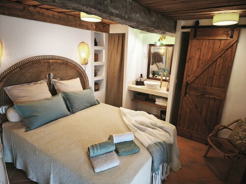 Provencal cabana, shared pool and jacuzzi