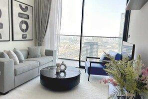 Smart TV - Brand New 1-BHK in JVC | Huge Balcony | Fully Eqpt (Dubai)