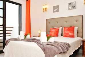 5 chambres, fer et planche à repasser