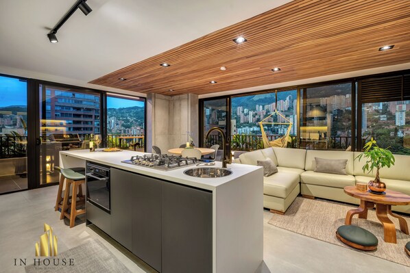 Interior - Cozy Space with priv Balcony/BBQ-Morph 1901 (Medellín)