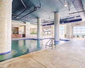 Indoor pool, outdoor pool