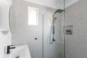 Hair dryer, towels
