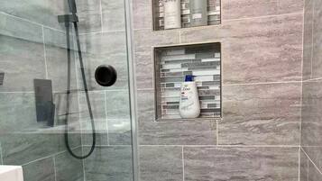 Hair dryer, towels
